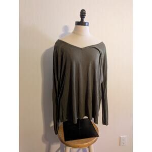 H&m green oversized light sweater‎ size M